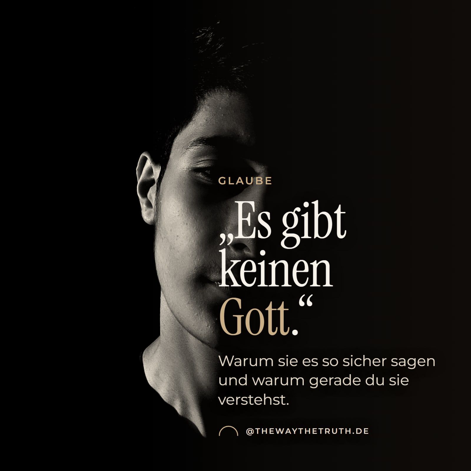 Thumbnail: „Es gibt keinen Gott.“ Warum sie es so sicher sagen und warum gerade du sie verstehst.